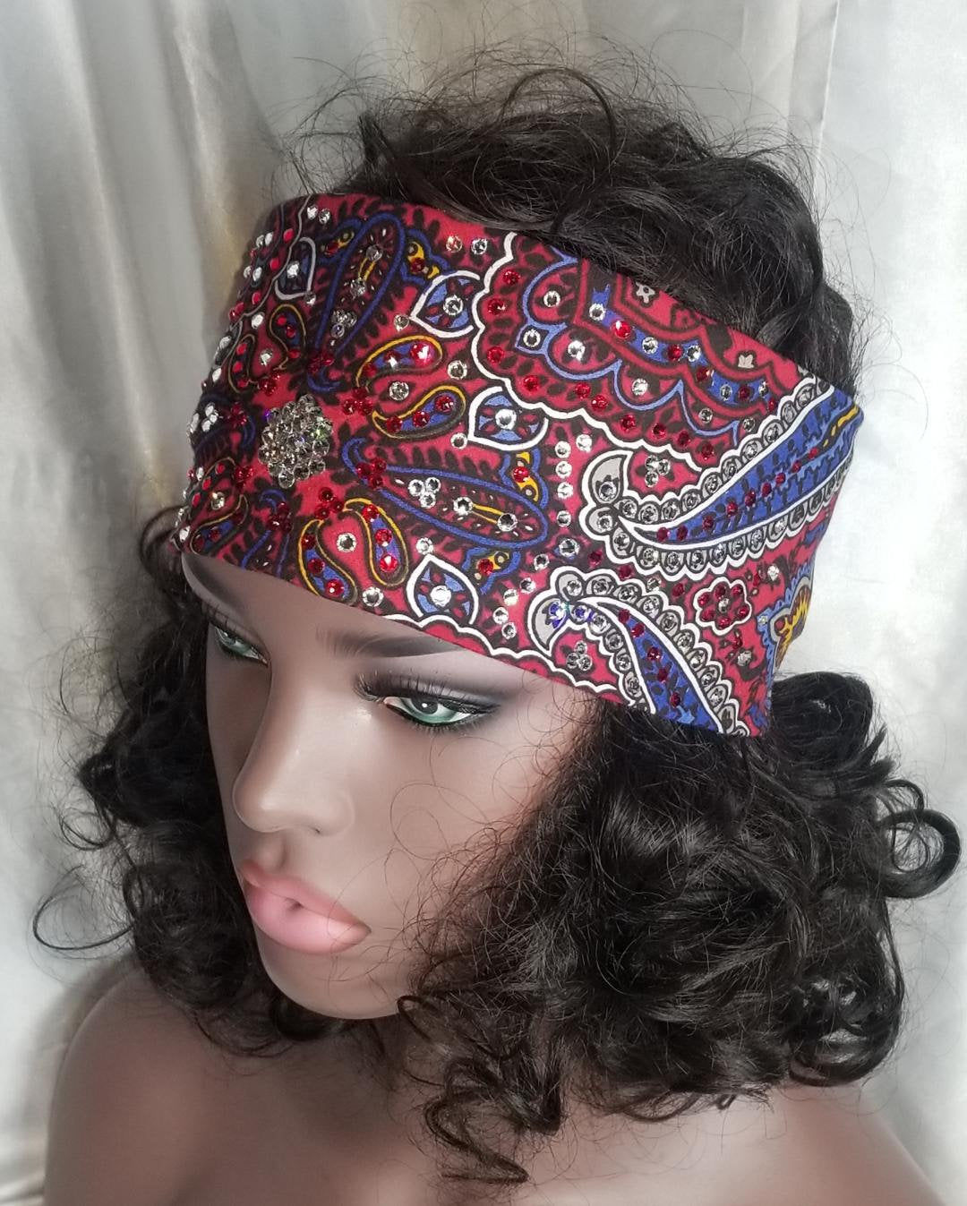 LeeAnnette Red Indian with Red and Diamond Clear Austrian Crystals (4009)