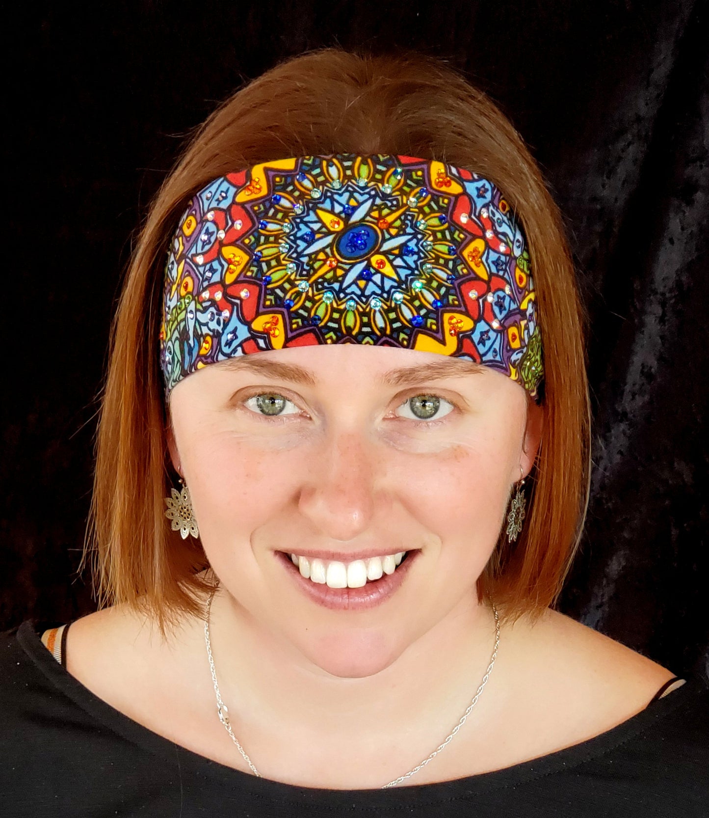 Grateful Dead Turtle with Multiple Colors of Austrian Crystals (Sku1023)