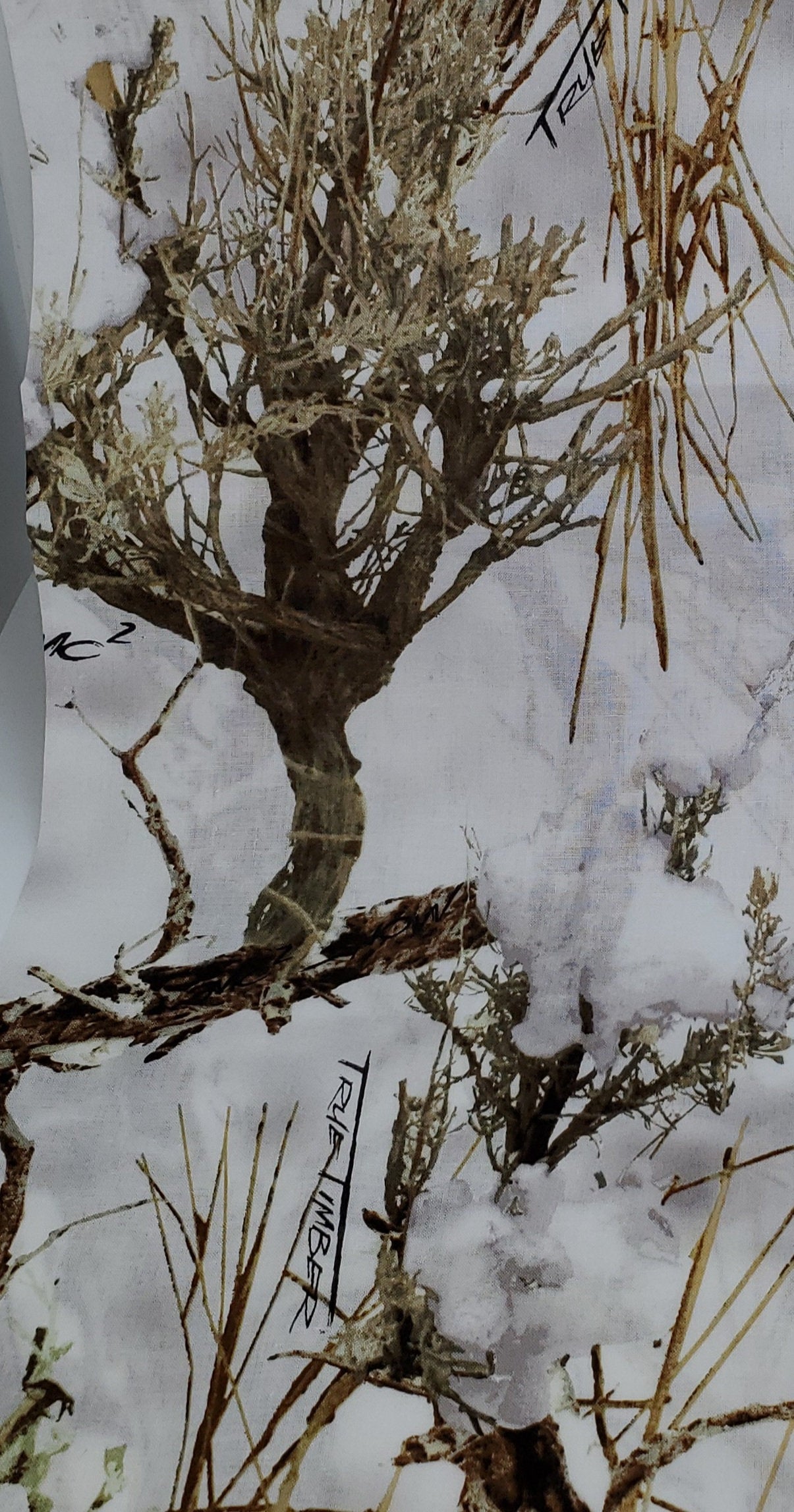 True Timber Snow Camo Plain Bandana (Sku8248)