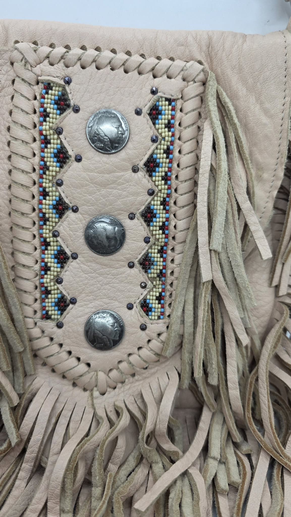 Pink Buck Skin Purse