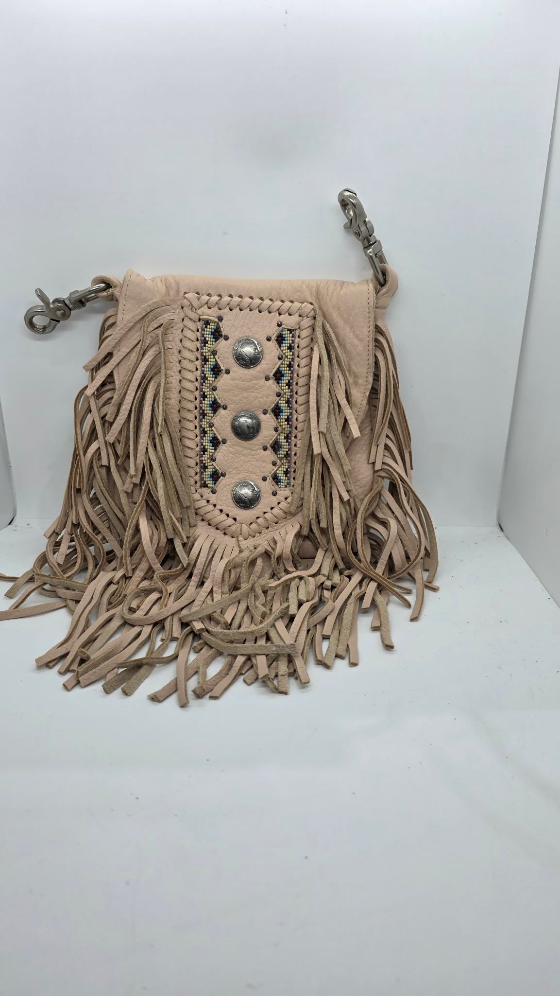 Pink Buck Skin Purse