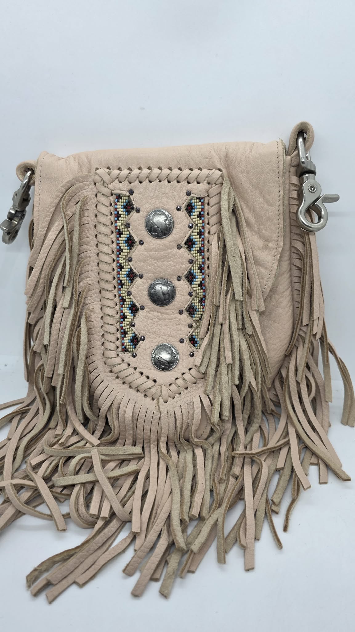 Pink Buck Skin Purse