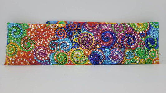 Super LeeAnnette Bright Scrolls with Multiple Colors of Austrian Crystals (Sku4740)