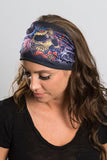 Stretchy Headband Tattoo Skull (Sku5445)