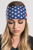 Stretchy Headband American Flag (Sku5438)