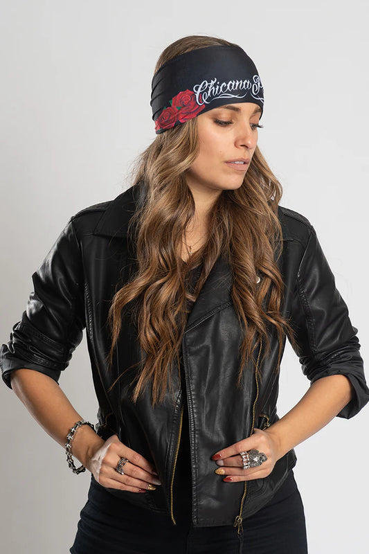Stretchy Headband Chicana Pride (Sku5451)