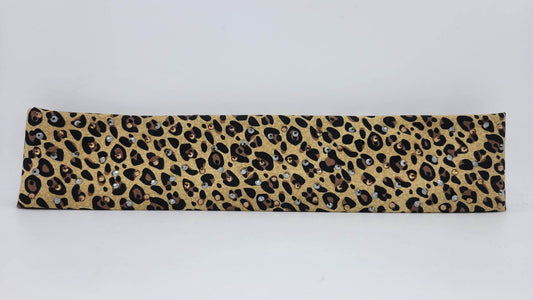 Narrow Cheetah with Brown and Black Austrian Crystals (Sku6117)