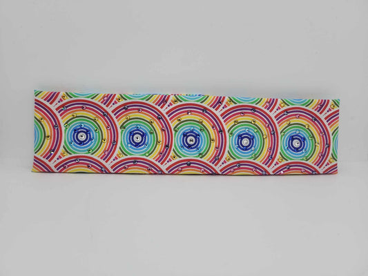 Rainbow Circle Bandana with Multiple Colors of Austrian Crystals (Sku6162)