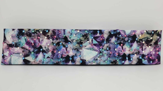 Narrow Colorful Mosaic with Multiple Colors of Austrian Crystals (sku6206)