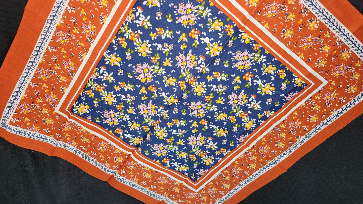 Plain Flowers Bandana (Sku8304)