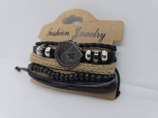 4 Separate  Bracelets Playing cards (Sku8330)