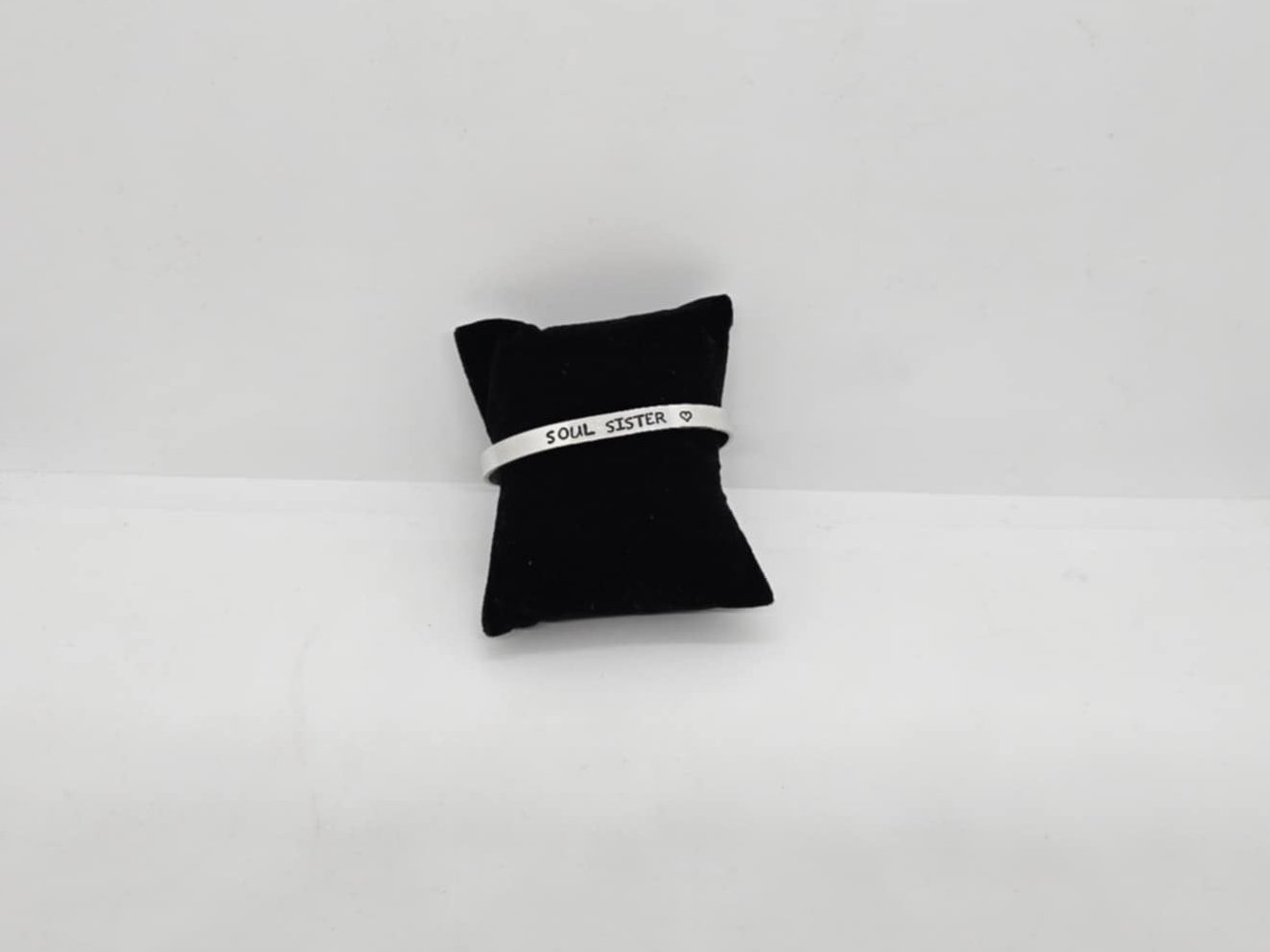 SOUL SISTER Adjustable Silver or Brass Cuff Bracelet (Sku8343)