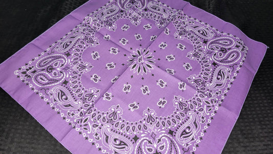 Plain Lavender Bandana (Sku8480)