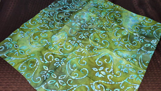 Plain Green and Turquoise Bandana (Sku8520)