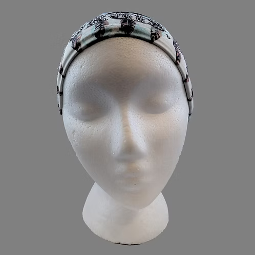Stretchy Headband Sturgis SD with Aurora Borealis Crystals (Sku5503)