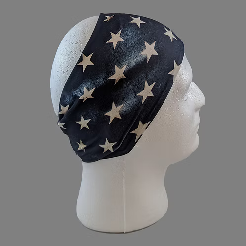 Stretchy Headband Flag no crystals (Sku5508)
