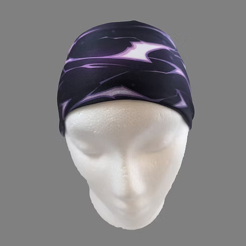 Stretchy Headband Purple Lighting no crystals (Sku5507)