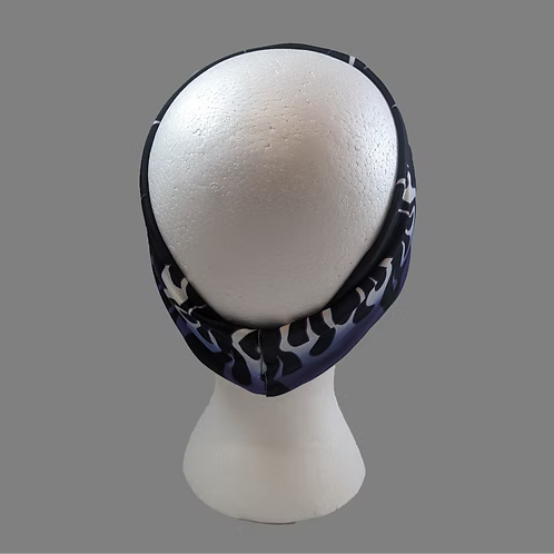 Stretchy Headband Purple Flames no crystals (Sku5510)