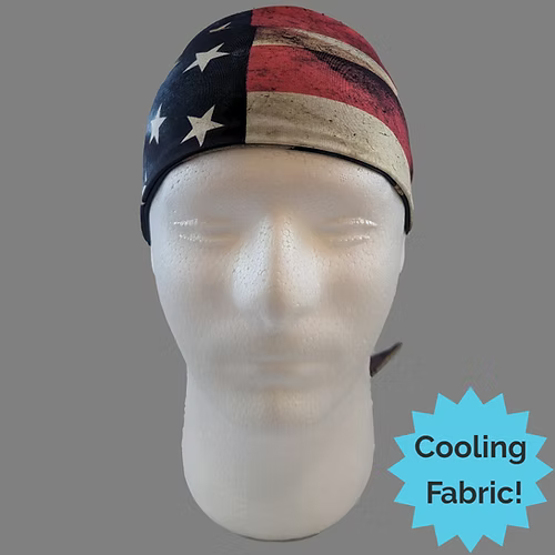 Tie-Back Stretchy Plain Distressed Flag (Sku5461)
