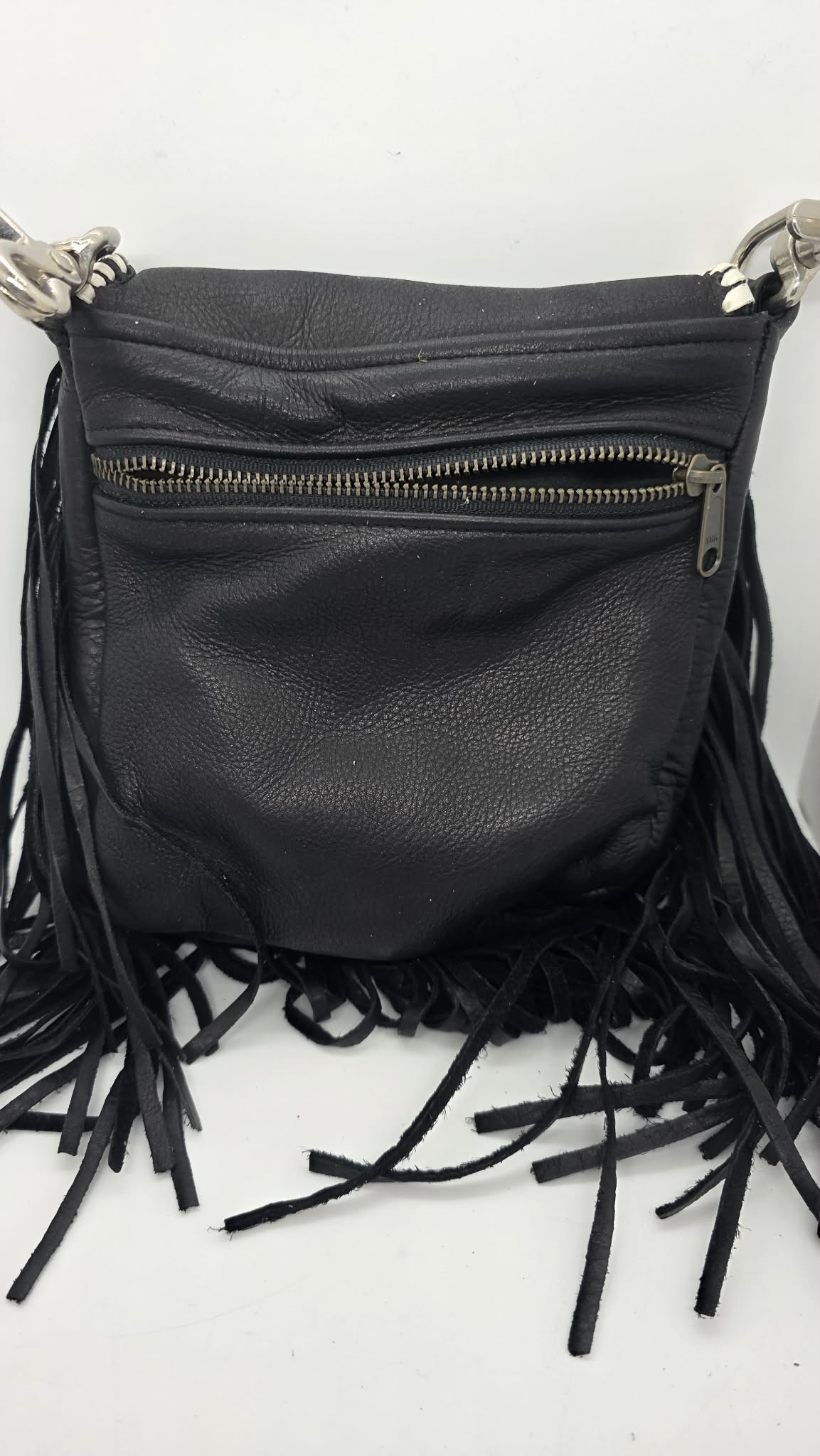 Black and White Buck Skin Purse