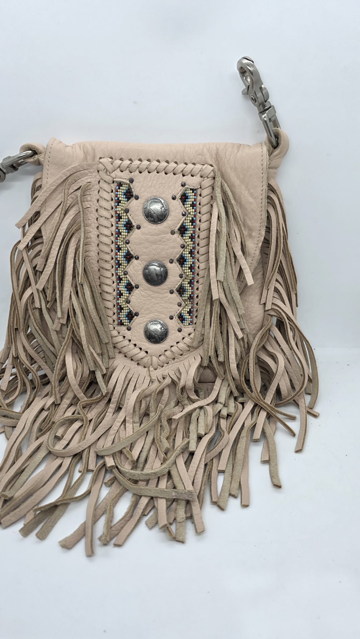 Pink Buck Skin Purse