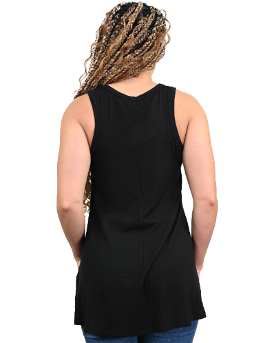 Black Cross and Wings Tank