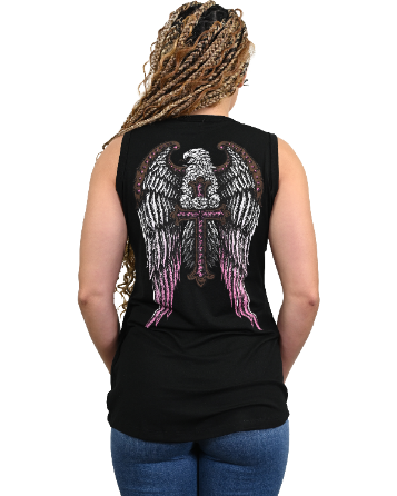 Black Freedom Crest Tank