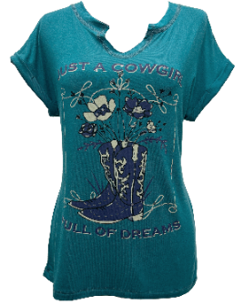 Teal Cowgirl of Dreams