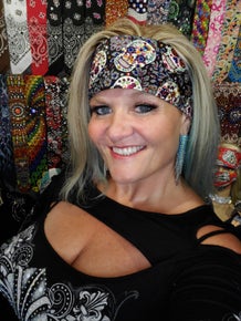 LeeAnnette Gray Sugar Skulls with Multi-Colors of Austrian Crystals (Sku4002)