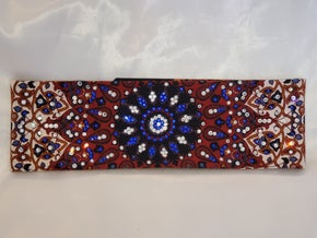 LeeAnnette Rust Indian with Blue and Diamond Clear Swarovski Crystals (Sku4034)