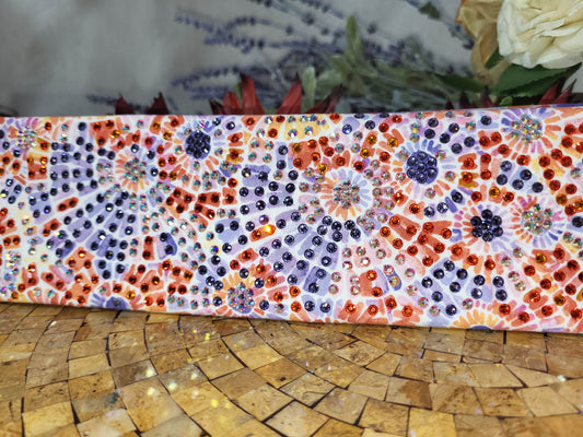 Super LeeAnnette Bright Mosaic with Multiple Colors of Austrian Crystals (sku4276)