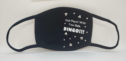 Face Mask Bingo Quit Playing with your Balls (Sku5949)