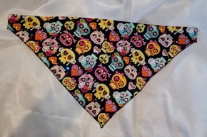 Large Doggy Dana Day of the Dead skulls with Crystals