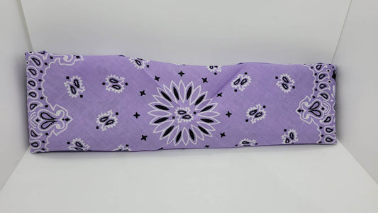 Plain Lilac Purple Bandana (Sku8205)