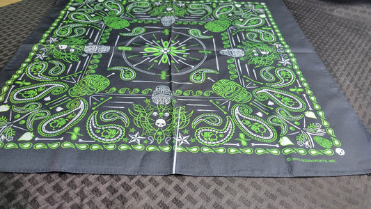 Plain Green Skulls Bandana (Sku8278)