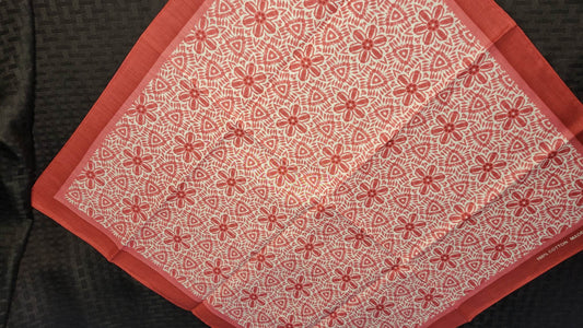 Plain Pink Flowers Bandana (Sku8280)