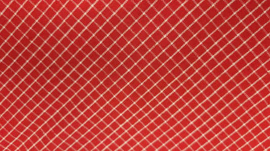 Plain White Squares on Red Bandana (Sku8287)