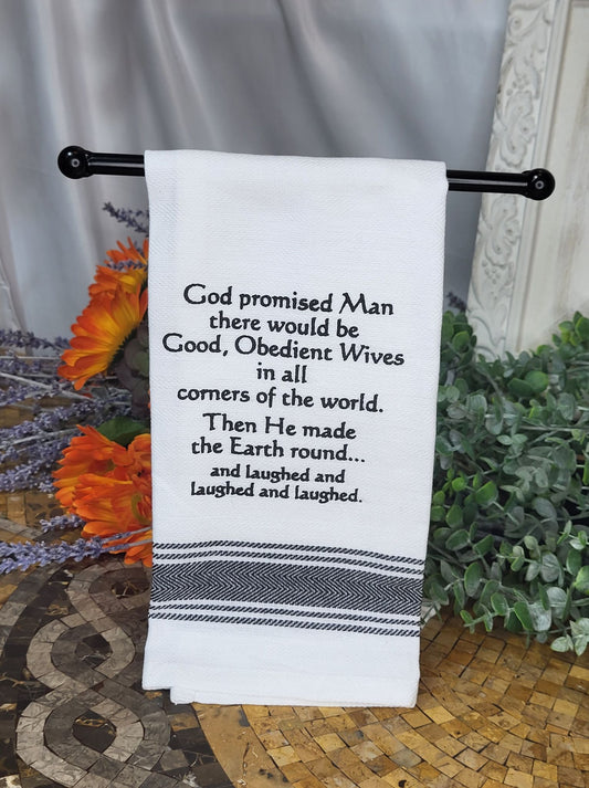 Kitchen Towels - God Promised Man