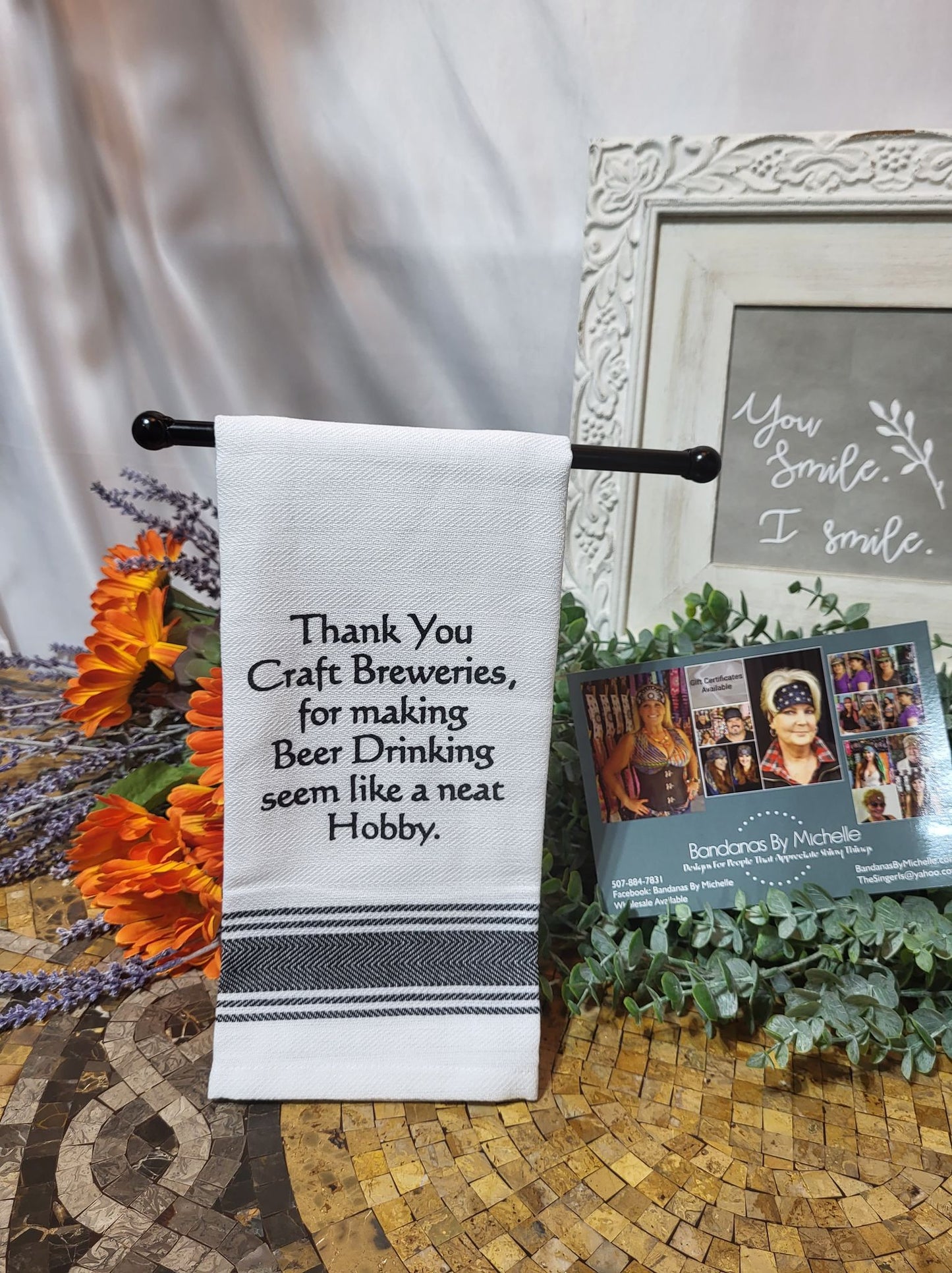 Funny Kitchen Towels - Thank You Craft Breweries